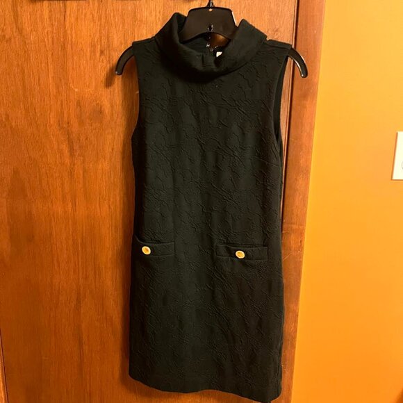 Lilly Pulitzer Dresses & Skirts - Lilly Pulitzer Black Dress Gold Buttons S